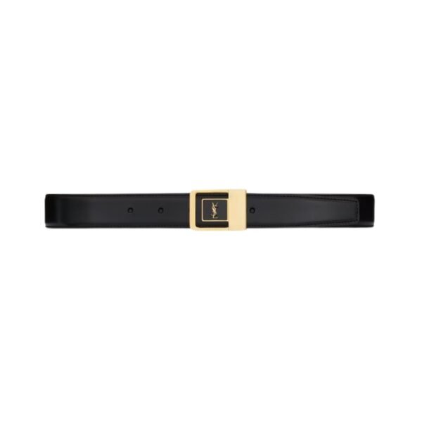 LA 66 Buckle Gürtel aus lackiertem Leder 3 cm