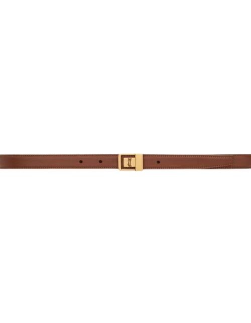 LA 66 dünner Gürtel aus genarbtem Lammleder 2 cm