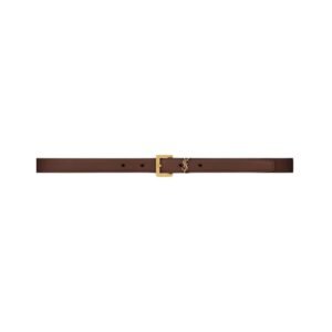Cassandre dünner Gürtel aus glattem Leder 2 cm