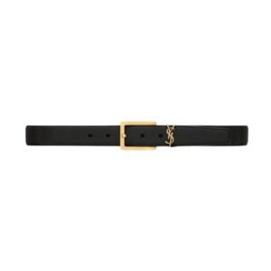 Cassandre Gürtel aus genarbtem Lammleder 3 cm