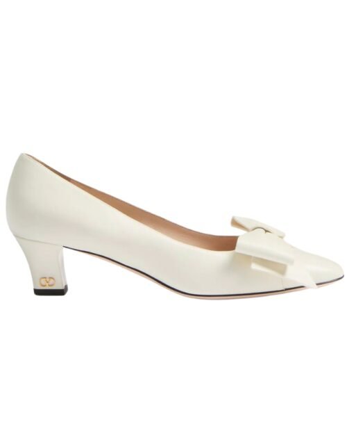 Bowow pumps in kidskin ivory 45