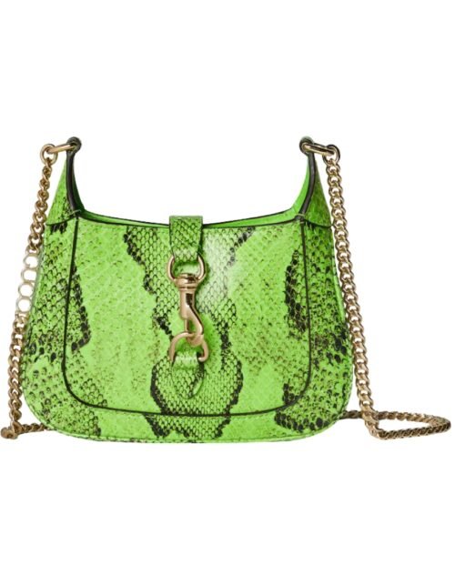 Mini-Tasche aus Pythonleder 19.5 cm