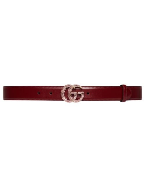 Kristall schmal Rot 3 cm