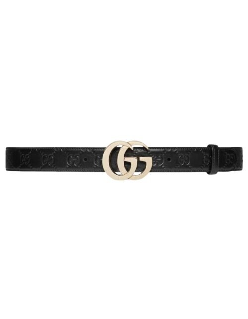 GG Milano Gürtel Schwarz 3 cm