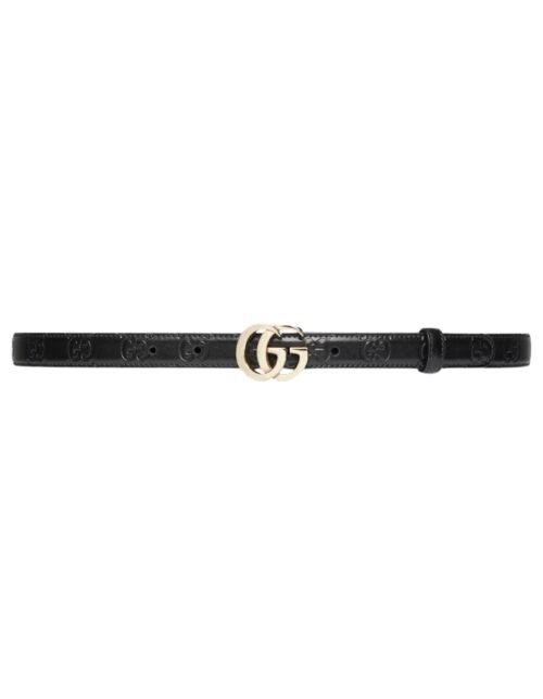 Der schwarze Milano schmal 2 cm