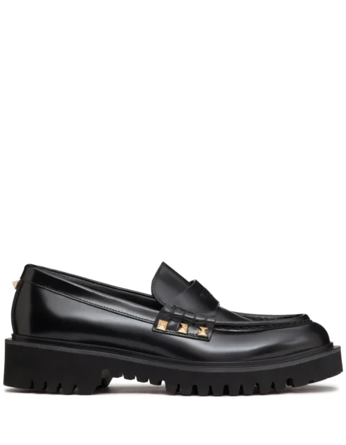Kalbsleder Loafer Schwarz
