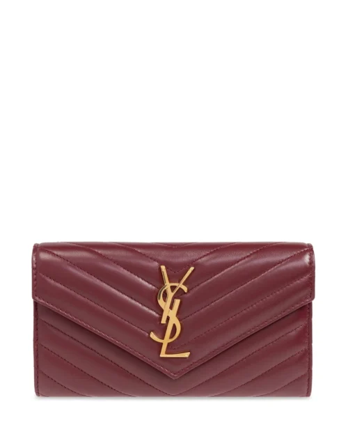 cassandre matelassé large flap wallet in lambskin 19 cm
