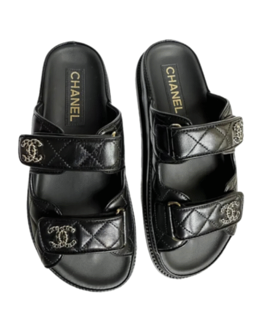 Schwarze Sandalen