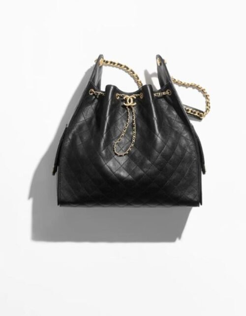 Handtasche Schwarz 42 cm