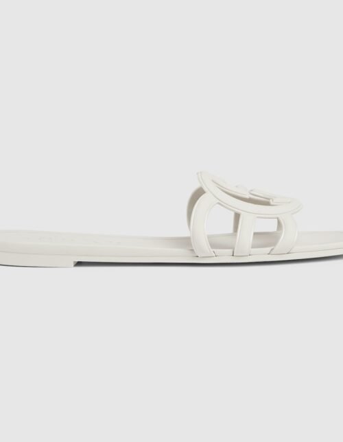Interlocking  G Gummislide-Sandalen