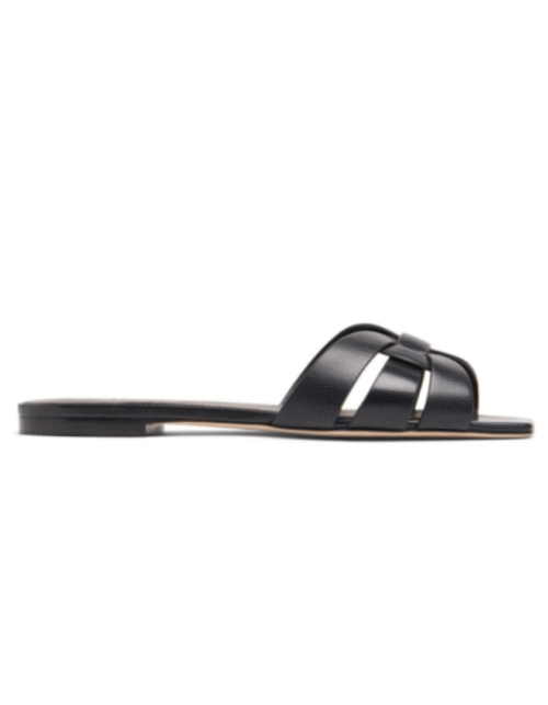 Tribute Leder-Mulesandalen