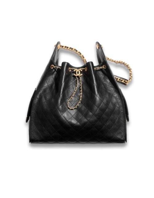 Handtasche Schwarz 42 cm