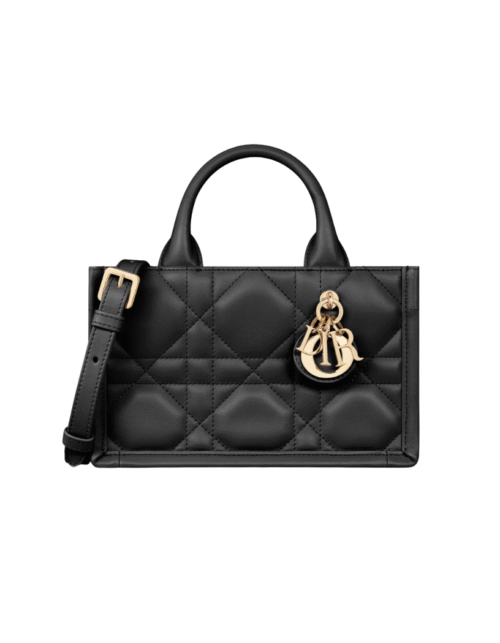 Mini Buchtasche schwarz 21,5 cm