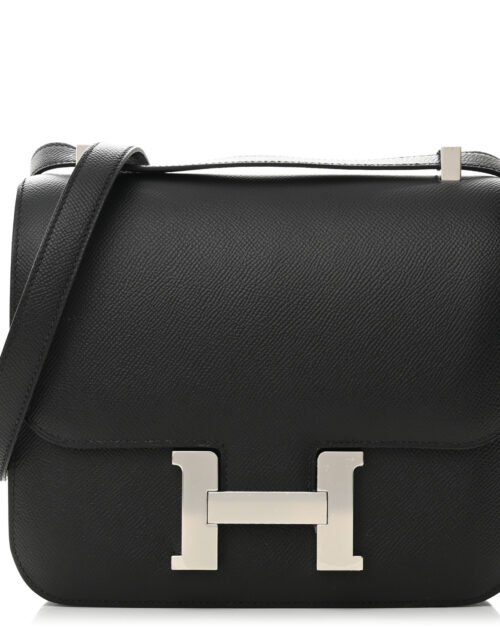 Constance mit silberner Hardware Schwarz 19 cm