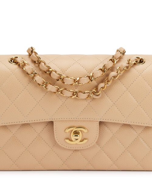 11.12 Caviar-Leder Beige 25,5 cm