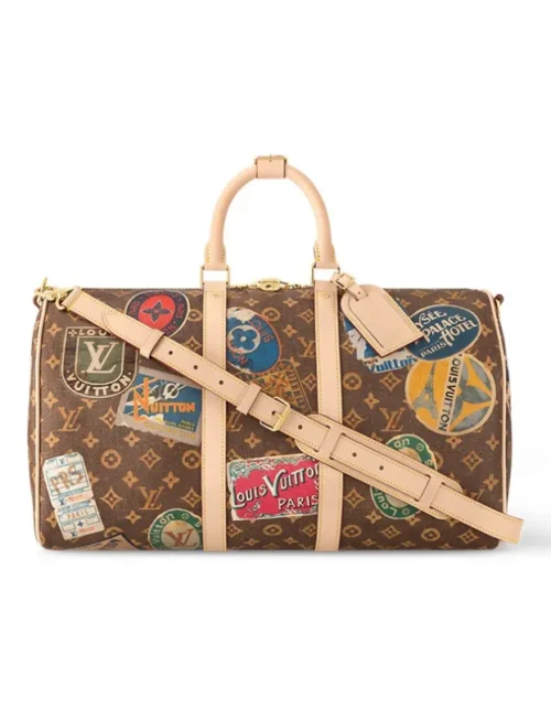 Keepall Braun/Rosa 45 cm