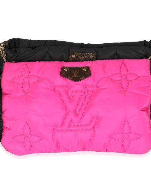 Pillow Multi Pochette Schwarz/Rosa 34 cm