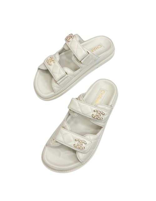 Frühling-Sommer Mules Weiß