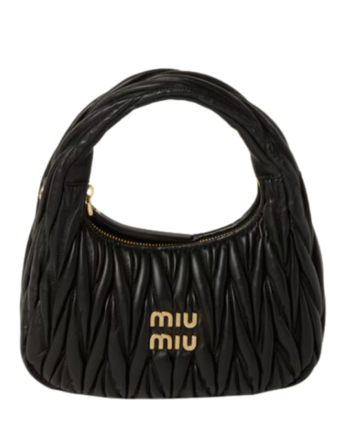 Wander Matelasse Nappa Schwarz 20 cm