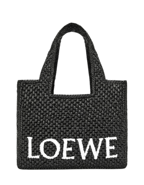 Font Tote in raffia Small 24 cm