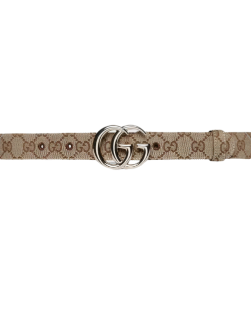 GG Milano Beige and ebony Original canvas 3 cm