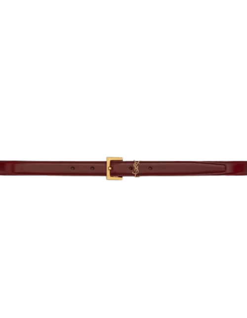 Cassandre aus Wildleder Burgunderrot 2 cm