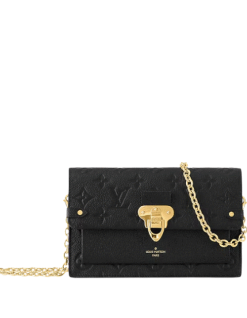 Vavin Chain Monogram Empreinte Schwarz 19 cm
