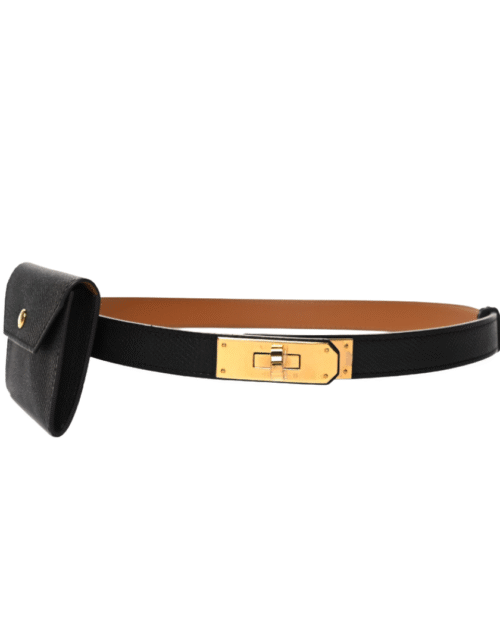 Kelly Pocket Gürtel Schwarz 1.8 cm
